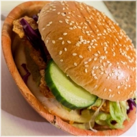 Broodje crispy burger